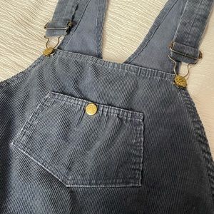 Madewell corduroy denim overall dress, never worn, great condition, Size M